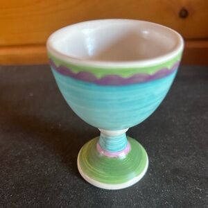 Department 56 Colorful Ceramic Egg 🥚🥚🥚Cup